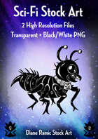 Alien Pet Bug Stock Art