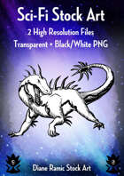 Alien Beast Stock Art
