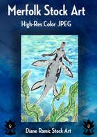 Ancient Merfolk Stock Art
