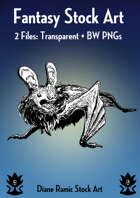 Dire Bat Stock Art