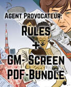 50% off! Agent Provocateur Rules + GM Screen PDF-Bundle [BUNDLE]