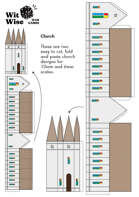 Easy Paper Church for Any Theatre and Time Period