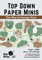 TOP DOWN PAPER MINIS: The War in Europe (East) | 1:300 WW2