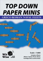 TOP DOWN PAPER MINIS: GRECO-ROMAN NAVAL FLEETS | 1:800