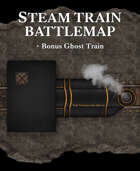 Steam Train Battlemap (Digital Maps for VTT)