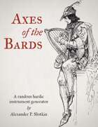 Axes of the Bards – Random Instrument Generator