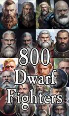 Character Portraits - 500 male dwarf fighters