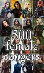 Character Portraits - 500 Human female rangers