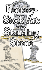 Standing Stone - Fantasy Stock Art