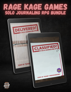 Rage Kage Games Solo Journaling RPGs - Digital [BUNDLE]