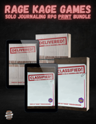 Rage Kage Games Solo Journaling RPGs - Print [BUNDLE]