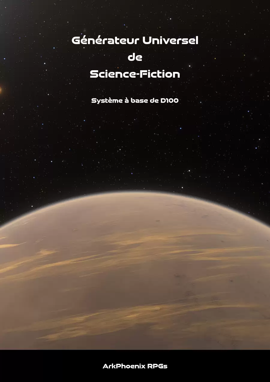 Cover of Générateur Universel de Science-Fiction [D100]