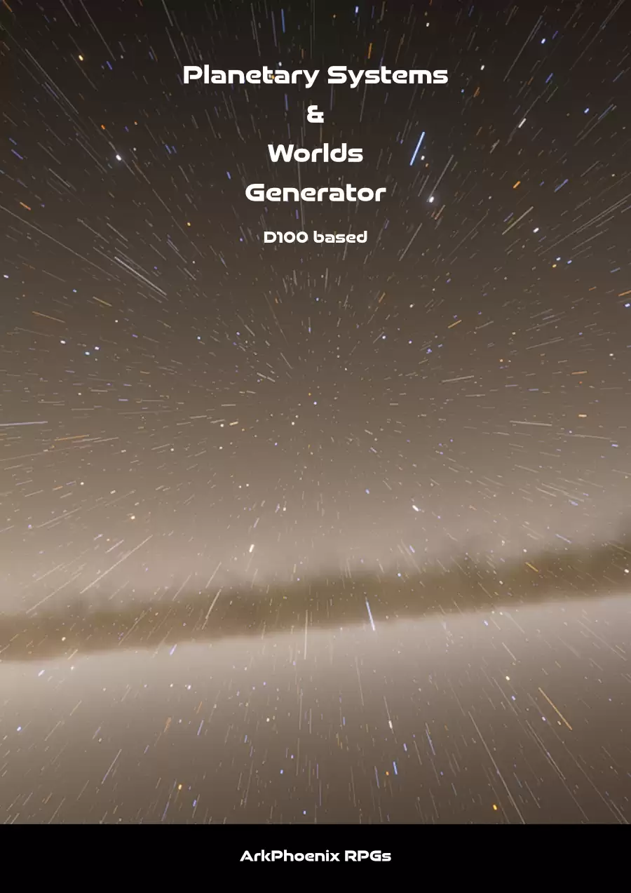 Planetary System & Worlds Generators