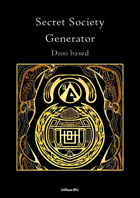 Secret Society - D100 based Generator