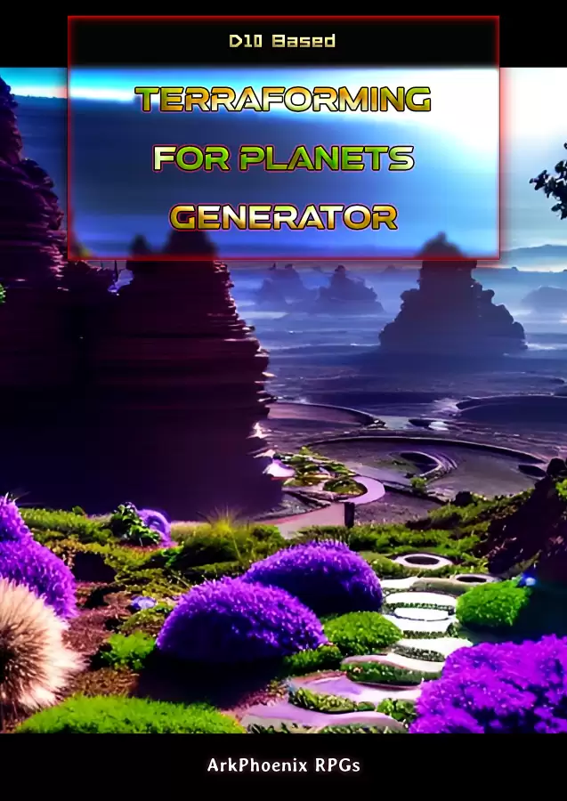 Science-Fiction Terraforming For Planets - D10 based Generator