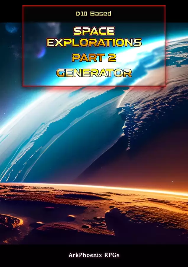 Space Explorations [Part 2] - D10 based Generator