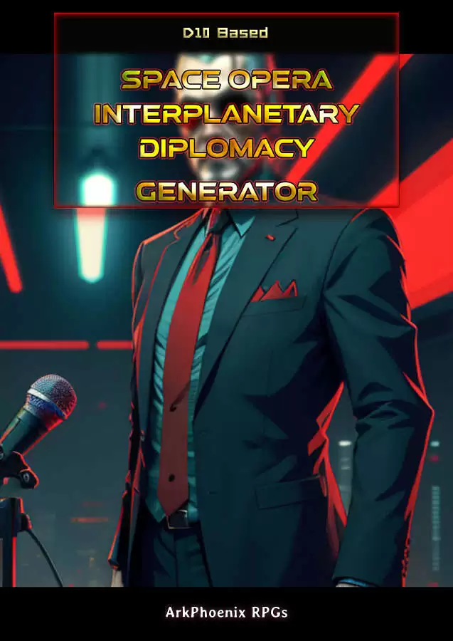 Space Opera Interplanetary Diplomacy - D10 based Generator