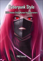 Cyberpunk - 1000 Women Anime Style Portraits #2