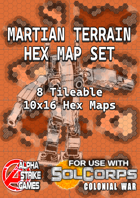SolCorps: Colonial War - Martian Terrain Hex Map Set