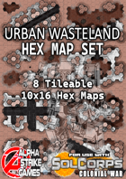 SolCorps: Colonial War - Urban Wasteland Hex Map Set