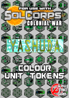 SolCorps: Colonial War - Yashuda - Colour Unit Tokens