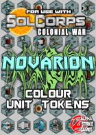 SolCorps: Colonial War - Novarion - Colour Unit Tokens