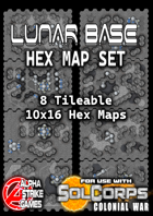 SolCorps: Colonial War - Lunar Base Hex Map Set