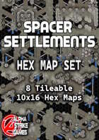 Spacer Settlements Hex Map Set