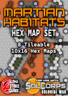 SolCorps: Colonial War - Martian Habitats Hex Map Set