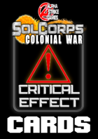SolCorps: Colonial War - Critical Effect Cards