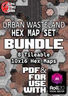 Urban Wasteland Hex Map Sets [BUNDLE]