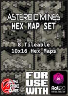 Asteroid Mines Hex Map Set (VTT)