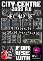 City Centre 2199AD Hex Map Set (VTT)