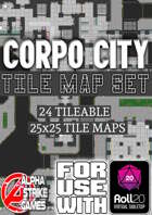 Corpo City Tile Map Set (VTT)