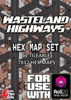 Wasteland Highways Hex Map Set (VTT)