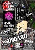 Roll 20 Hex Maps Deal [BUNDLE]
