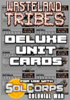 SolCorps: Colonial War - Wasteland Tribes - Deluxe Unit Cards