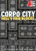 Corpo City Hell's Hab-Blocks Tile Map Set