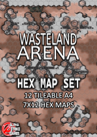 Wasteland Arena Hex Map Set