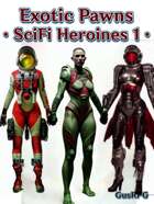 50 Exotic Pawns - SciFi Heroines 1