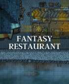 Fantasy Restaurant RPG Encounter Battle Map