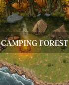 Camping forest RPG Encounter Battle Map