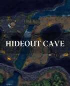 Hideout Cave Fantasy RPG Encounter Battle Map - 36x36