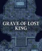 Grave of lost king Fantasy Horror Encounter Battle Map - 25x50