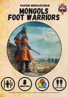 Mongols foot warriors