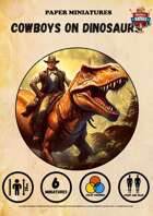 Cowboys on dinosaurs