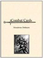 Combat Cards: Monstrous Defenses
