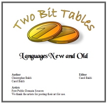 Two Bit Tables: Languages New and Old - Healing Fireball | Two Bit ...
