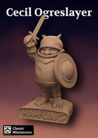 Cecil the Ogreslayer - Classical RPG miniature