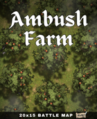 20x15 Battle Map - Ambush Fruit Farm